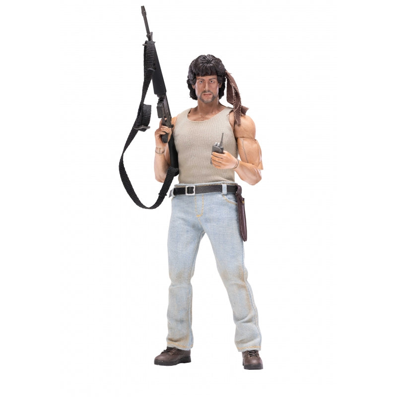 HIYA Toys Co Licensed Collectables - 1:12 Super Series John Rambo First Blood Action Figure