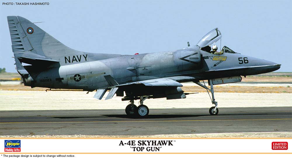 Hasegawa Model Kits - 1:48 A-4E Skyhawk Top Gun Kit