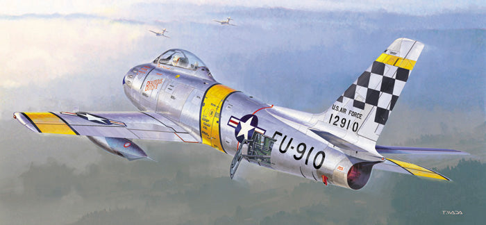 Hasegawa Model Kits - 1:48 F-86F Sabre - Korean War Ace Kit