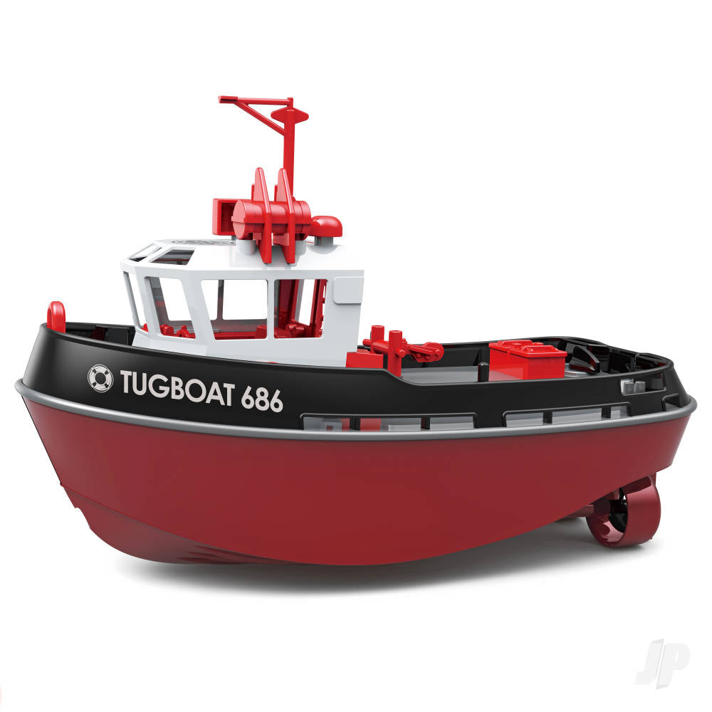 Heng Long 1:72 Mini Tugboat RTR Black (230mm) (HL3800-B)
