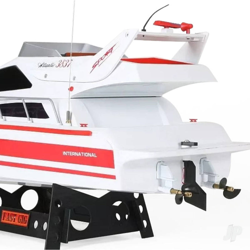 HENGLONG Atlantic Yacht (Luxury Powerboat) RTR - Red (700mm) HLG3837