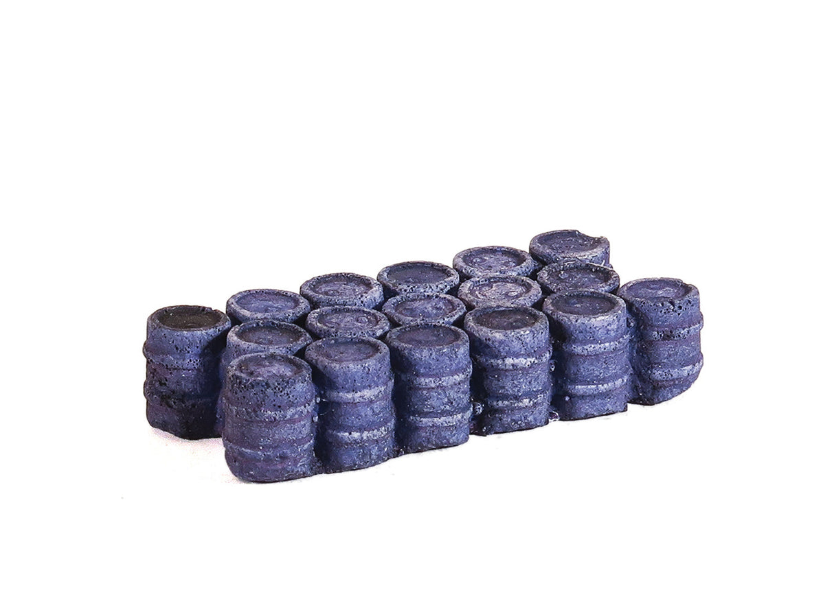 Oil/Chemical Drums Grouped Blue