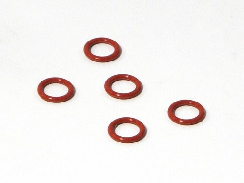 HPI SILICONE O RING SS-045 4.5 X 6.6MM (RED)(5PCS) HPI6823 (HPI 7)