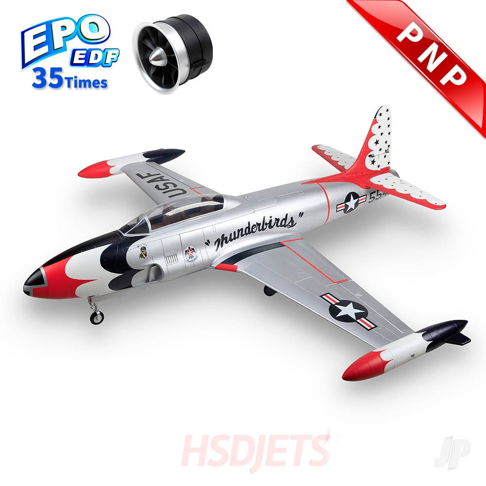 T-33 120mm EDF Foam Jet Thunderbird (PNP 12S)