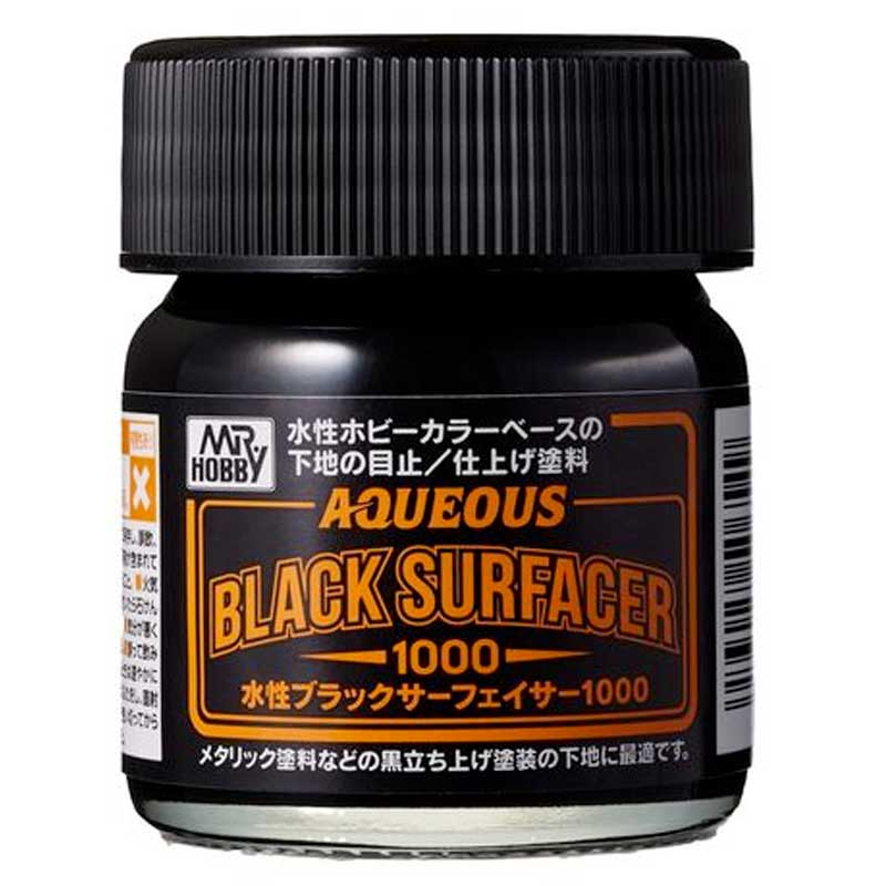 Mr Hobby Aqueous HSF-03 Black Surfacer 1000 - 40ml
