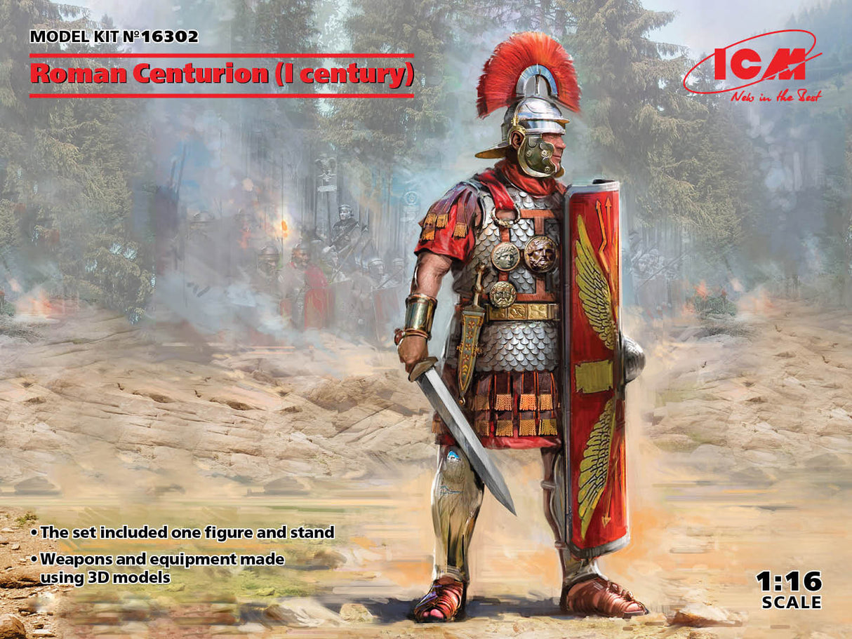ICM 1/1 Roman Centurion (1st Century) Figure Kit ICM16302
