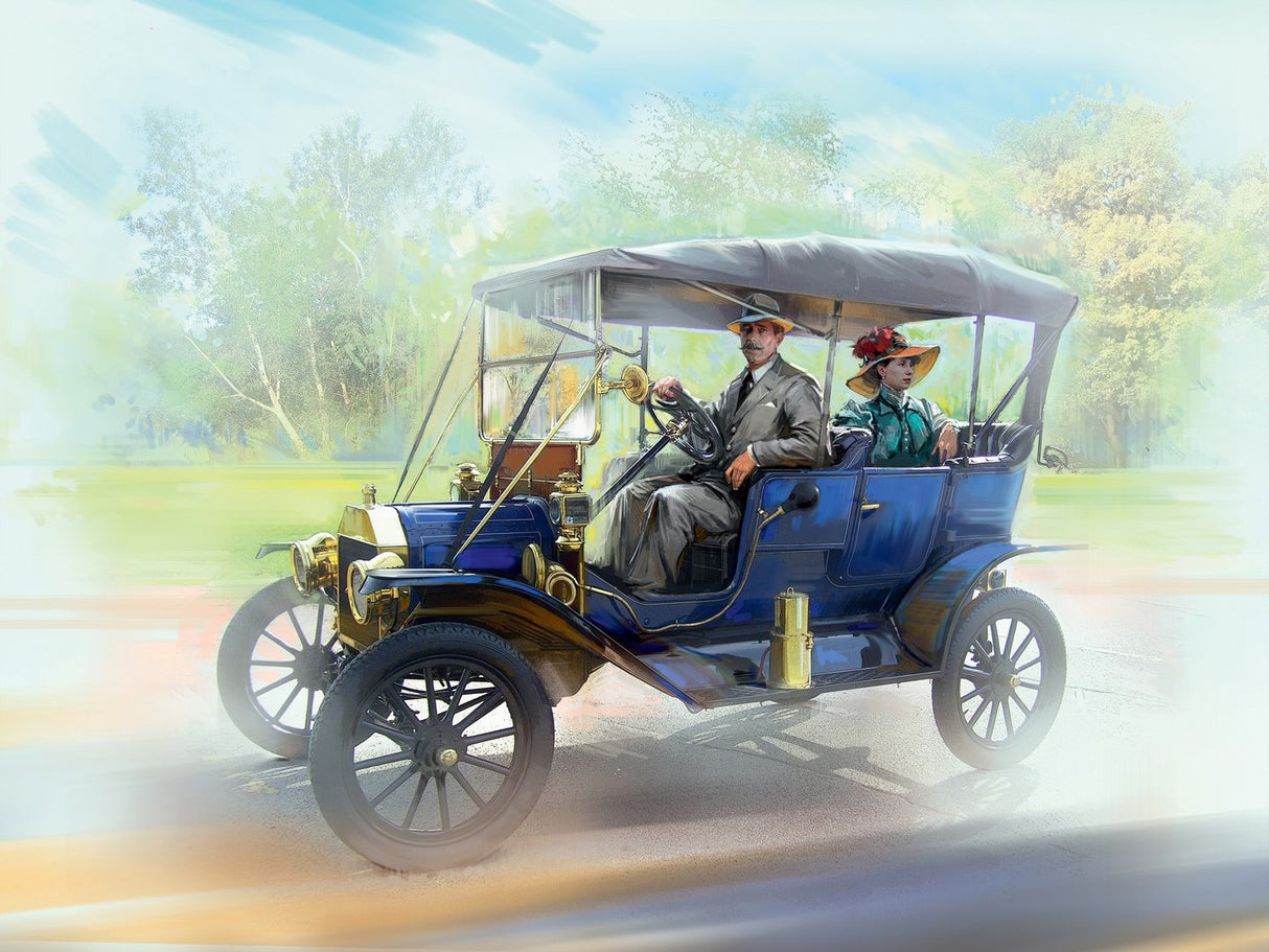 American Motorists (1910s) 1 Male 1 Female Figures