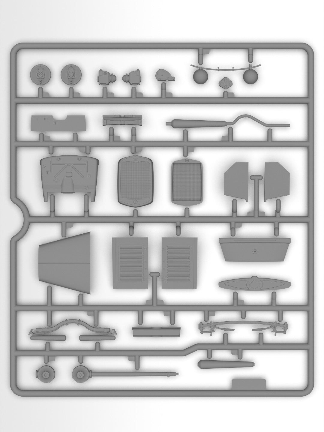ICM 1/24 Ford Model A Gangster Car Kit ICM24052