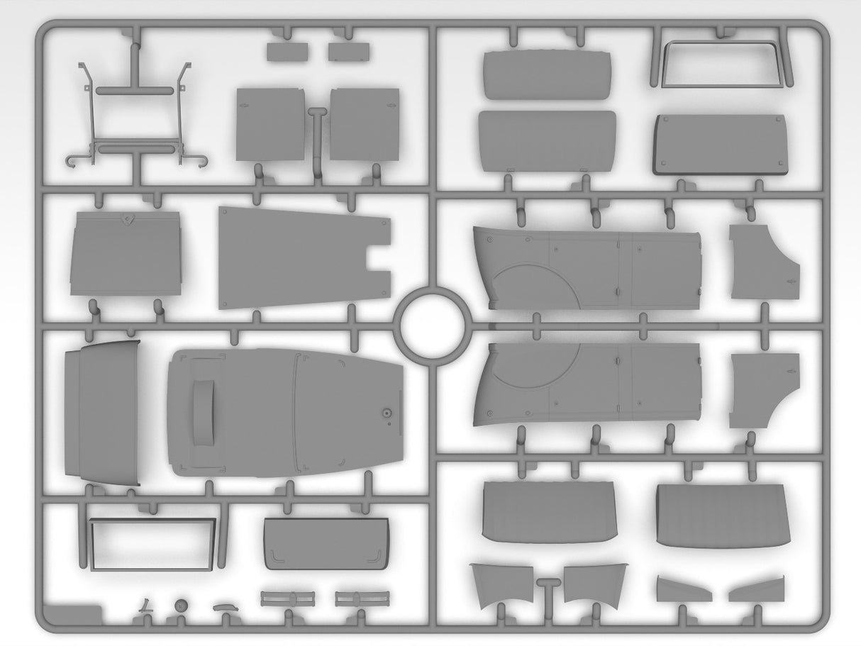 ICM 1/24 Ford Model A Gangster Car Kit ICM24052