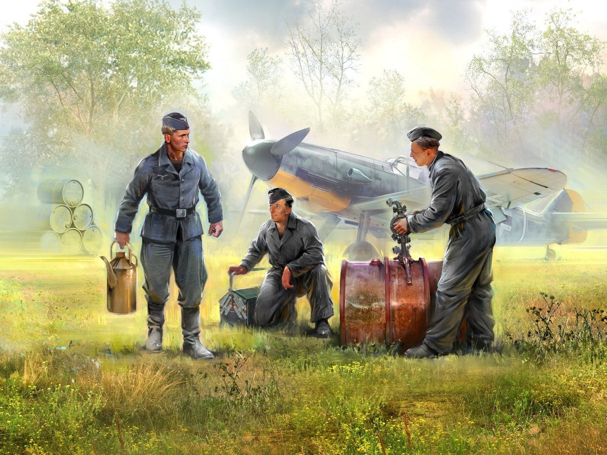 German Luftwaffe Ground Personnel (1939-1945) 3 Figures