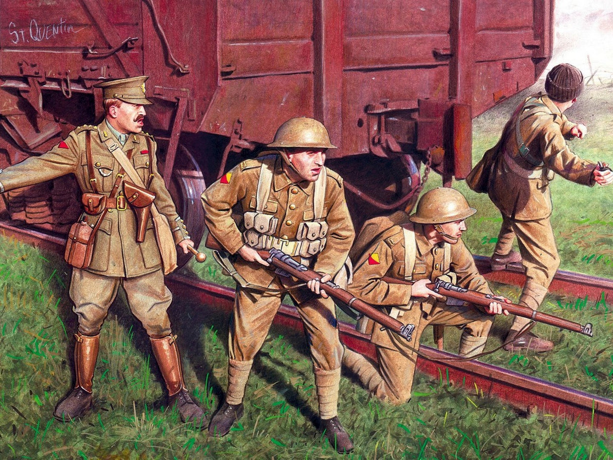 British Infantry (1917-1918) 4 Figures