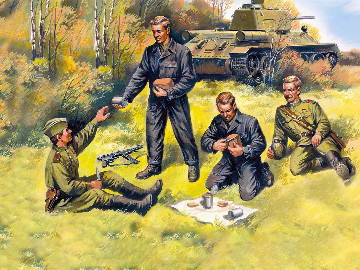 Soviet Tank Crew (1943-1945) 4 Figures