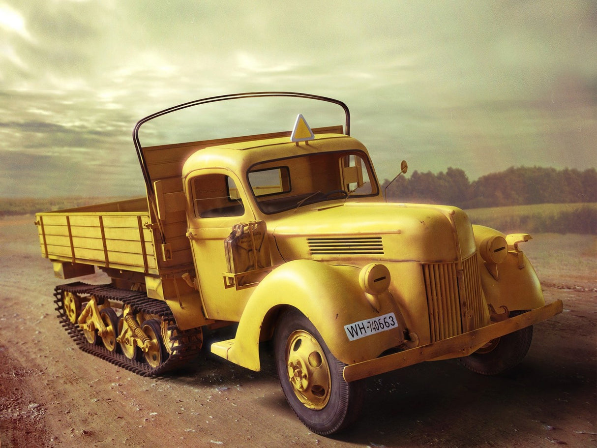 V3000S/SS M (Sd.Kfz.3b) Maultier WWII German Semi-Tracked Truck