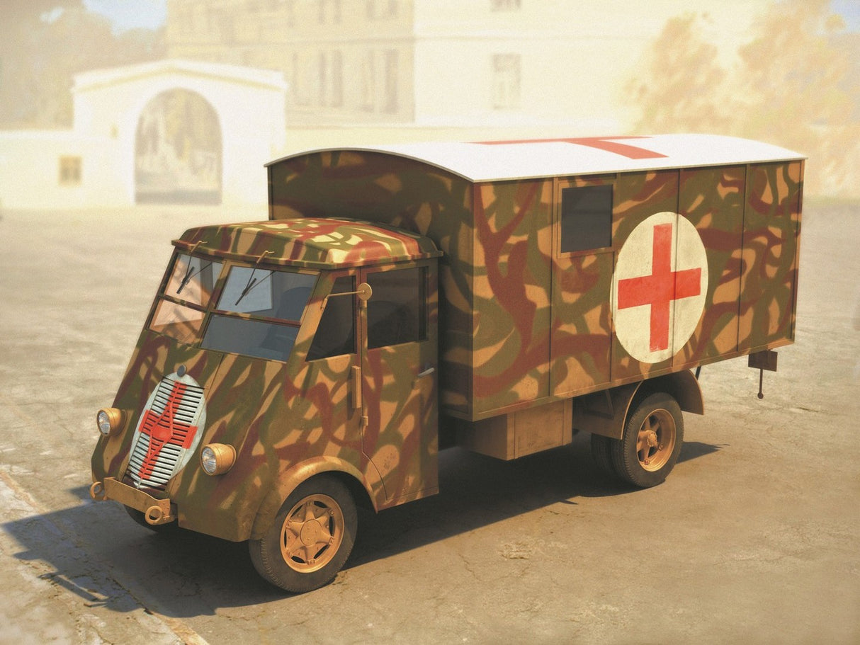 Lastkraftwagen 35 t AHN with Shelter WWII German Ambulance Truck