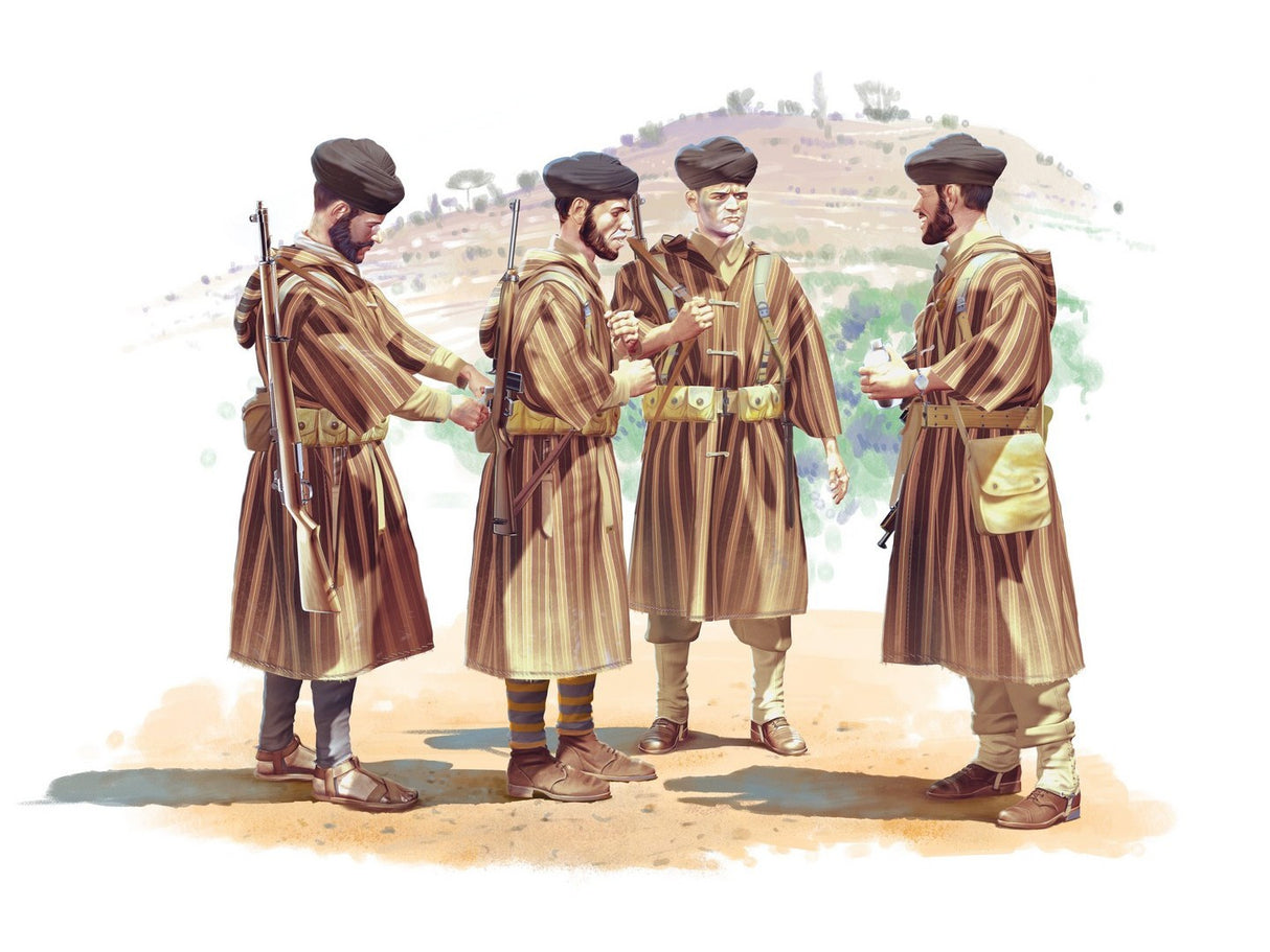 Moroccan Goumier Rifles (1943) 4 Figures