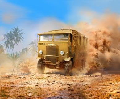 ICM 1/35 Montys Mobile Office Caravan Kit 35603