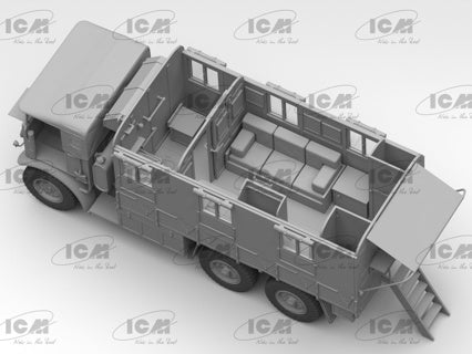 ICM 1/35 Montys Mobile Office Caravan Kit 35603