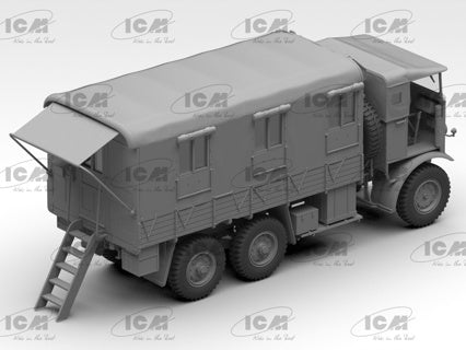 ICM 1/35 Montys Mobile Office Caravan Kit 35603