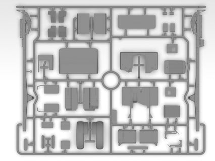 ICM 1/35 Montys Mobile Office Caravan Kit 35603