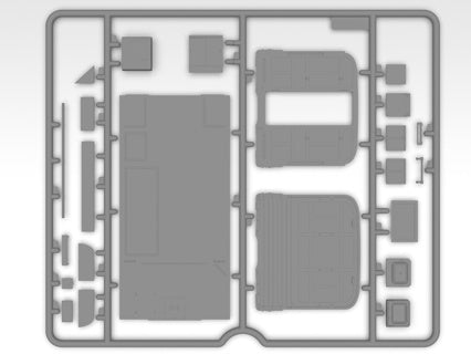ICM 1/35 Montys Mobile Office Caravan Kit 35603