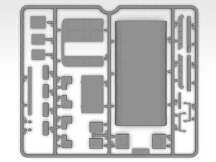ICM 1/35 Montys Mobile Office Caravan Kit 35603