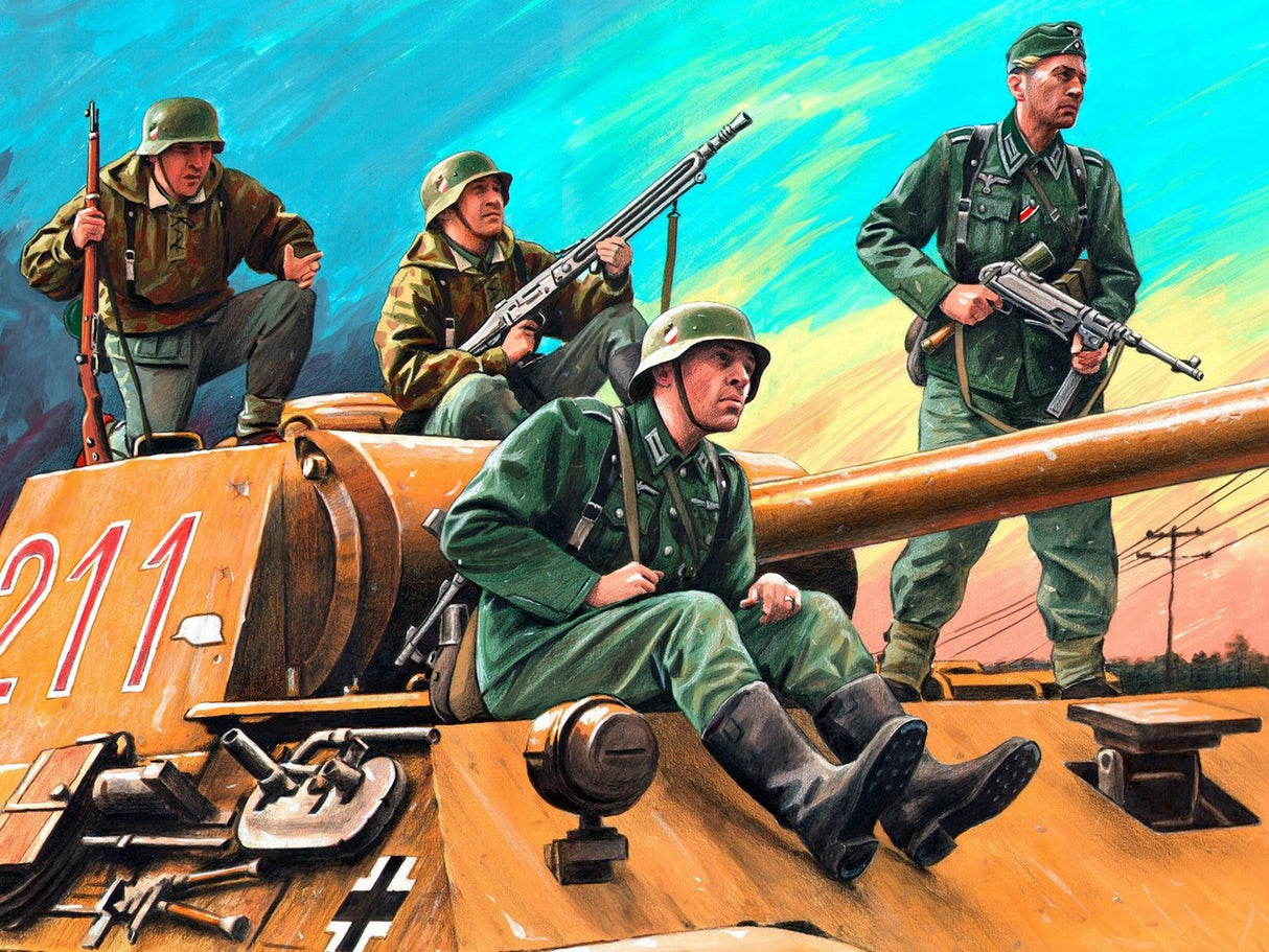 German Tank Riders (1942-1945) 4 Figures