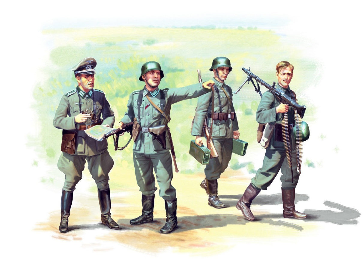 German Infantry (1939-1942) 4 Figures