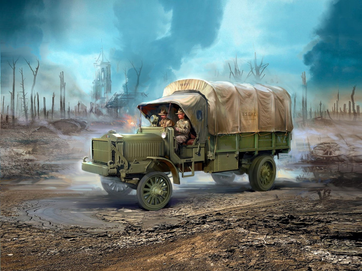 Standard B “Liberty” with 2 WWI U.S. Driver Figures