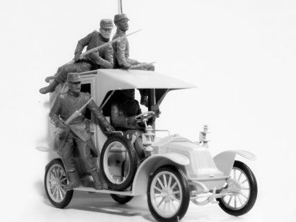 ICM 1/35 Battle of the Marne (1914) Taxi Car with French Infantry 35660