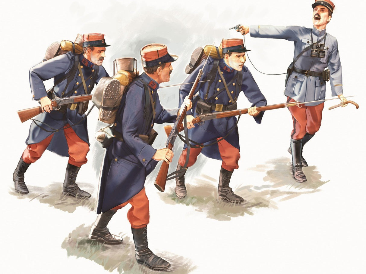 French Infantry (1914) 4 Figures