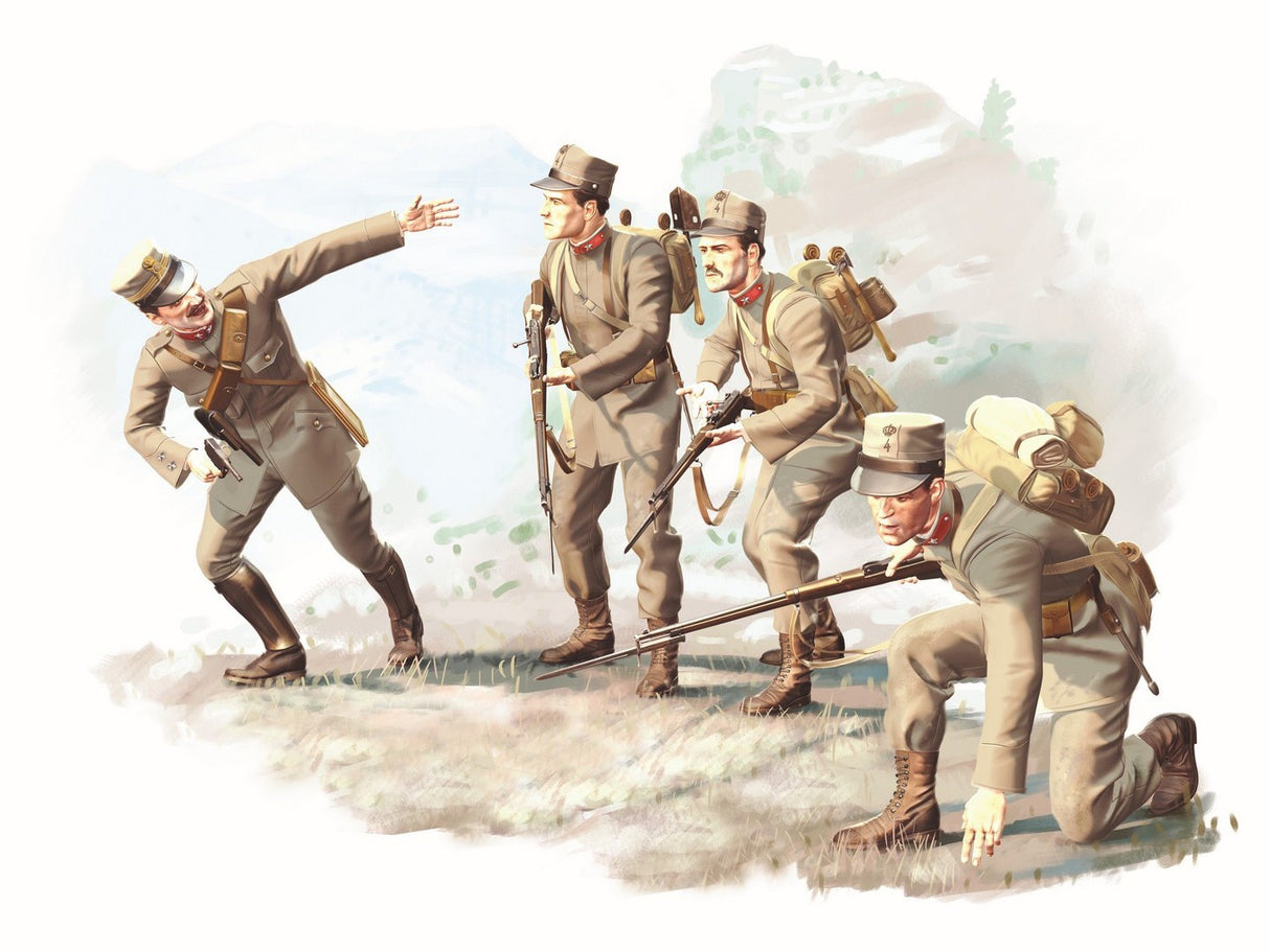 Italian Infantry (1915) 4 Figures