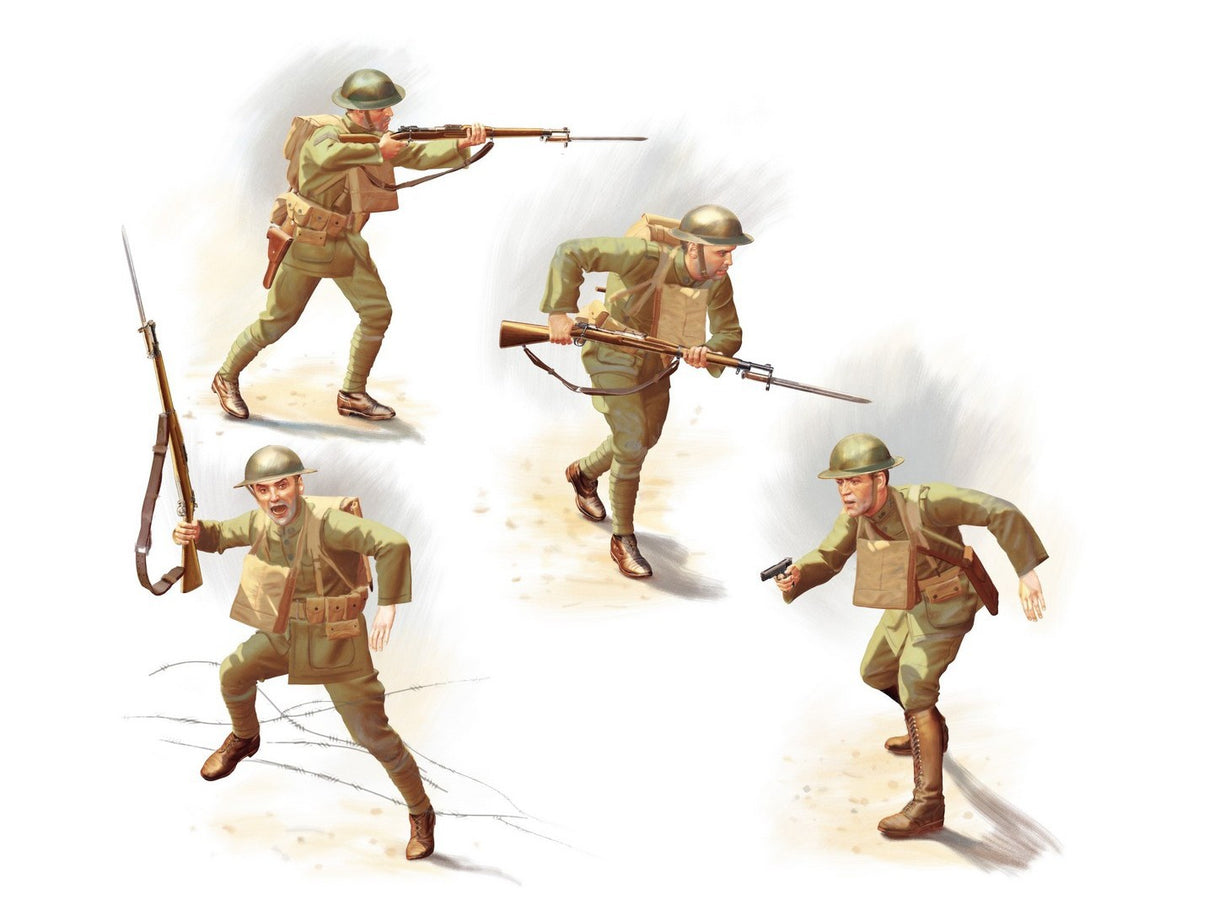 US Infantry (1918) 4 Figures