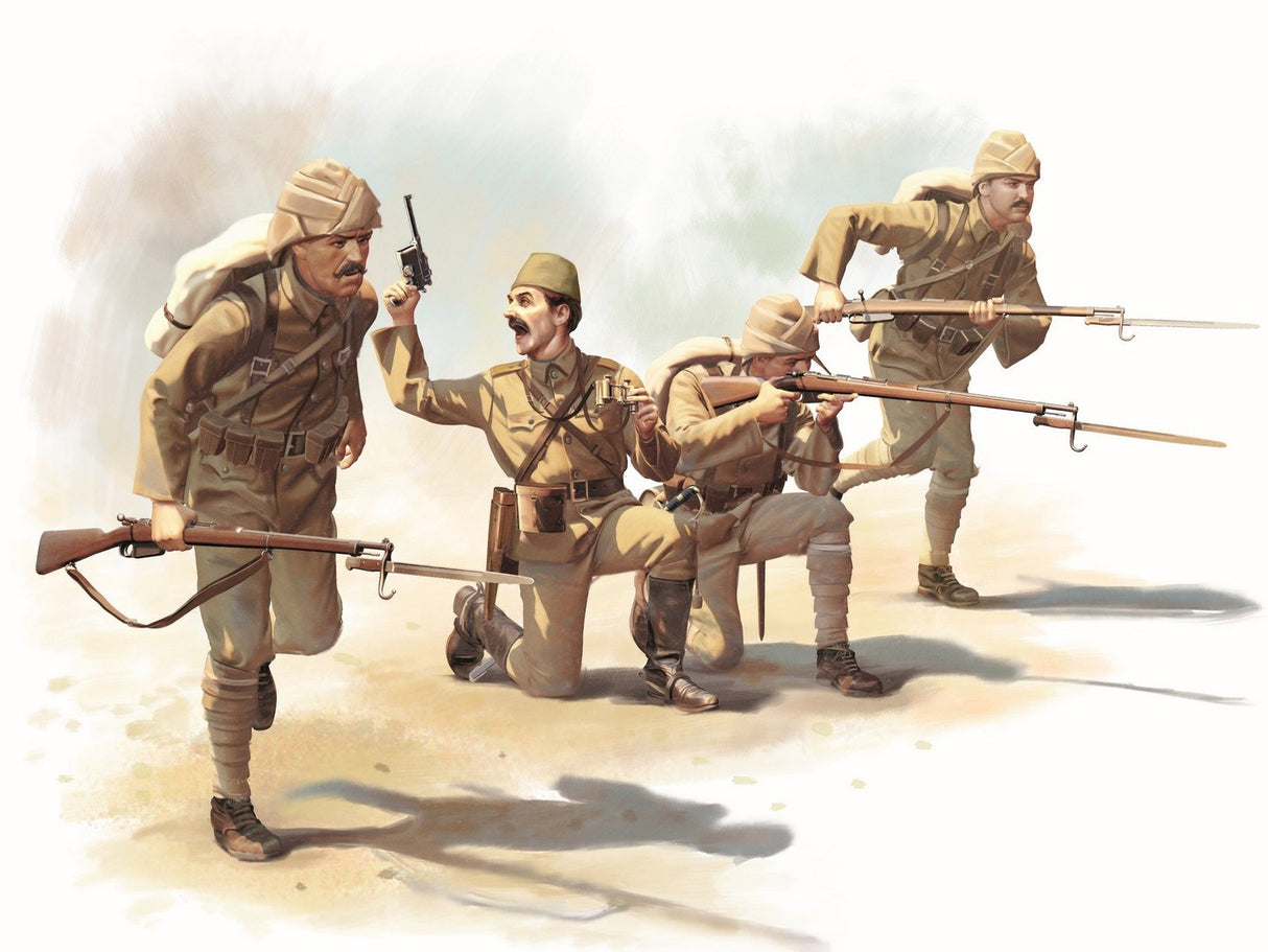 Turkish Infantry (1915-1918) 4 Figures
