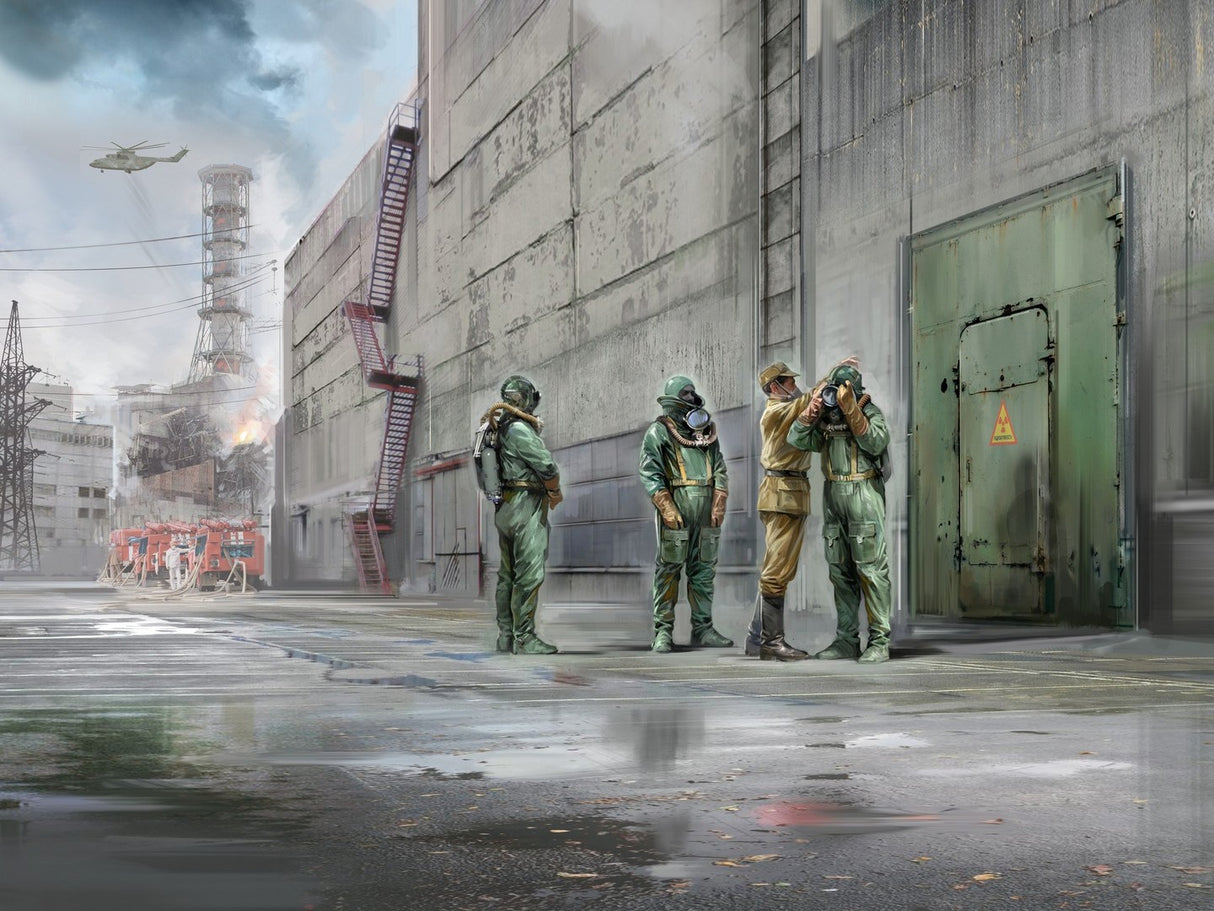 Chernobyl #6 Feat of Divers (3 Figures)