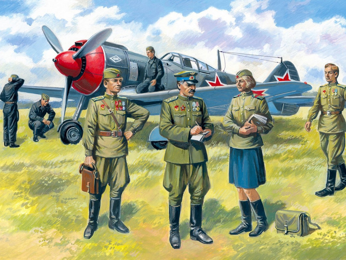 Soviet Air Force Pilots & Ground Personnel (1943-1945) 7 Figures