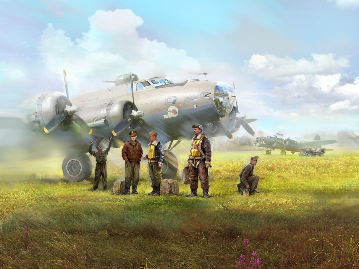 USAAF Bomber Pilots & Ground Personnel (1944-1945) 5 Figures