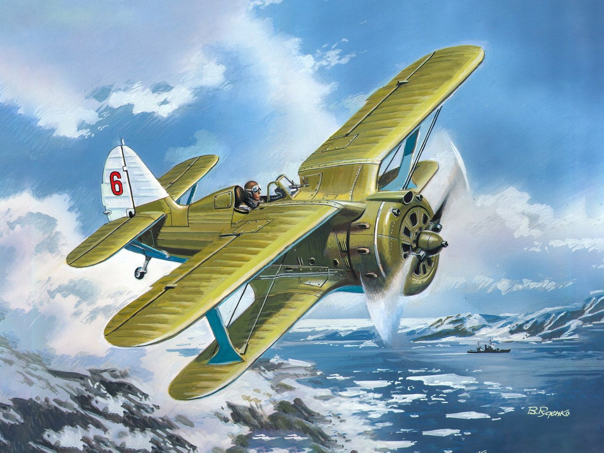 I-153 Chaika WWII Soviet Biplane Fighter