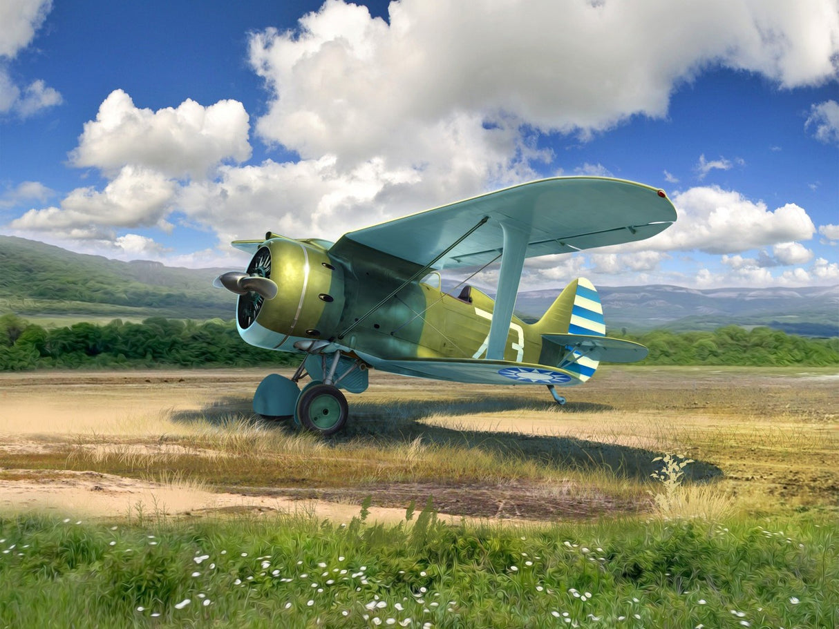 I-153 WWII China Guomindang AF Fighter Plane