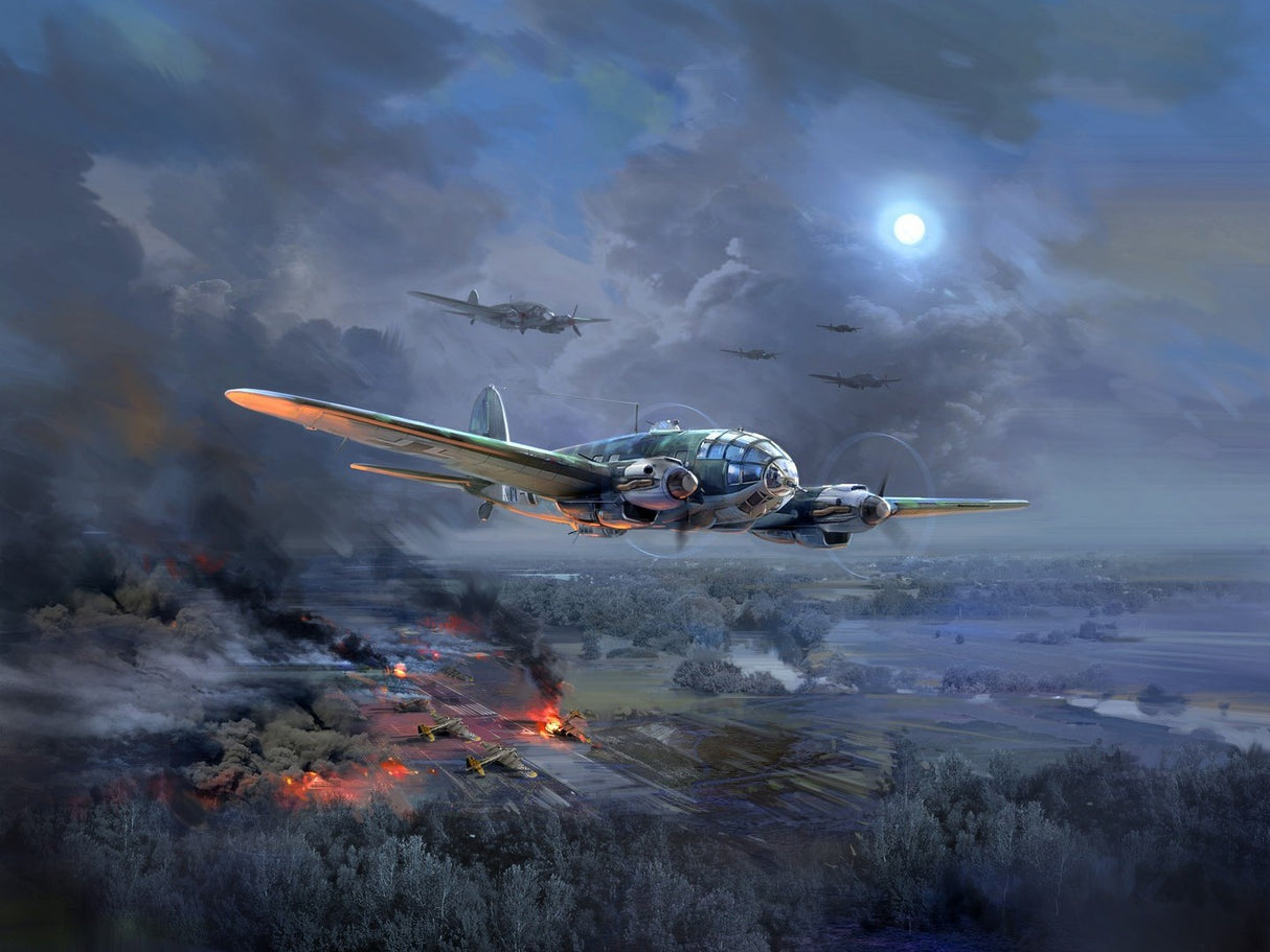 He 111H-20 WWII German Bomber