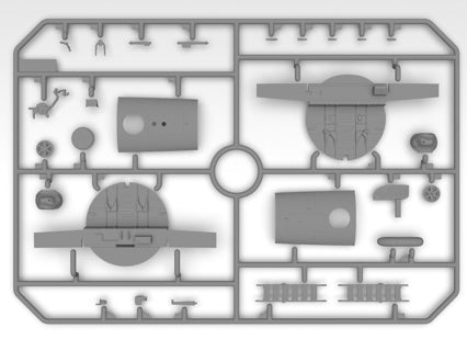 ICM 1/48 B-26G Marauder WWII American/French Bomber Kit 48323