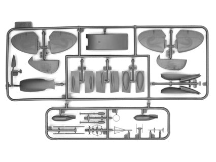 ICM 1/48 Conquerors of Europes Sky (Set of 3 Aircraft-Set includes P51 Mustang/Spitfire/and B-26 Marauder) ICM48324