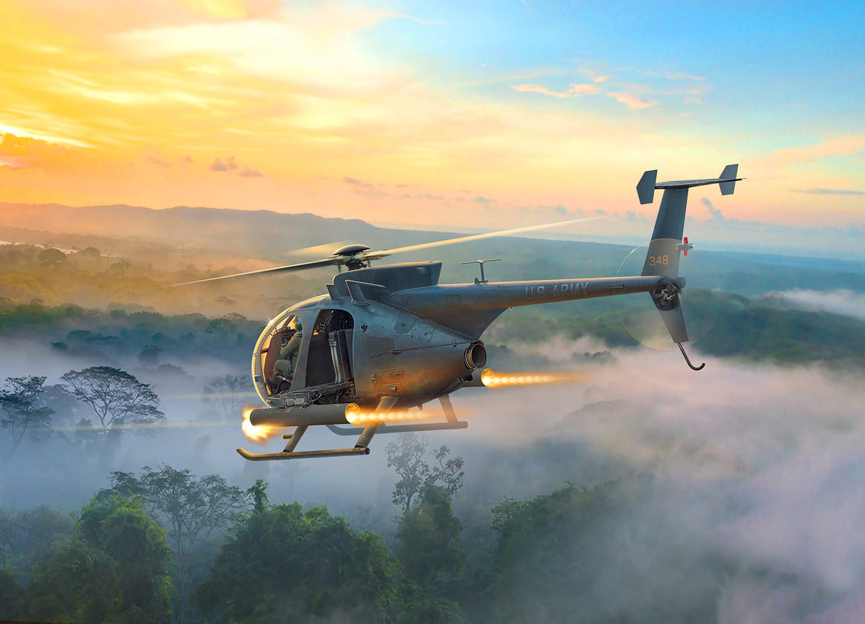 ICM 1/48 AH-6J Little Bird U.S Special Forces Attack Helicopter ICM48370
