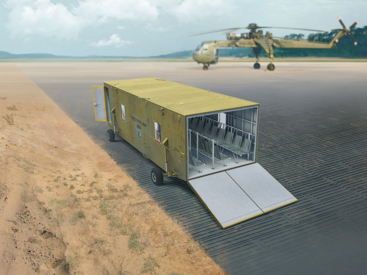Universal Military Pod with M8A1 U.S. Landing Mat
