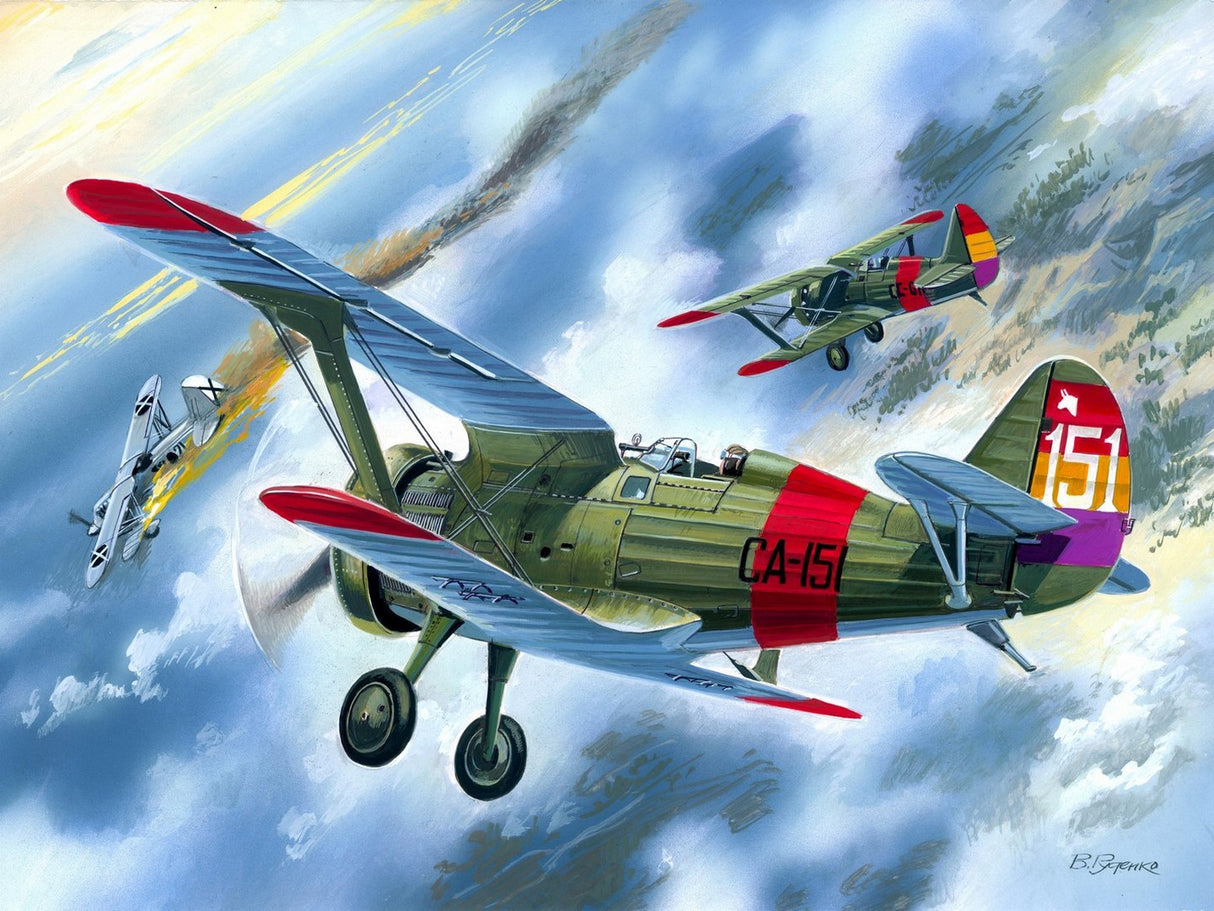 I-15 Chato Spanish Air Force Biplane Fighter