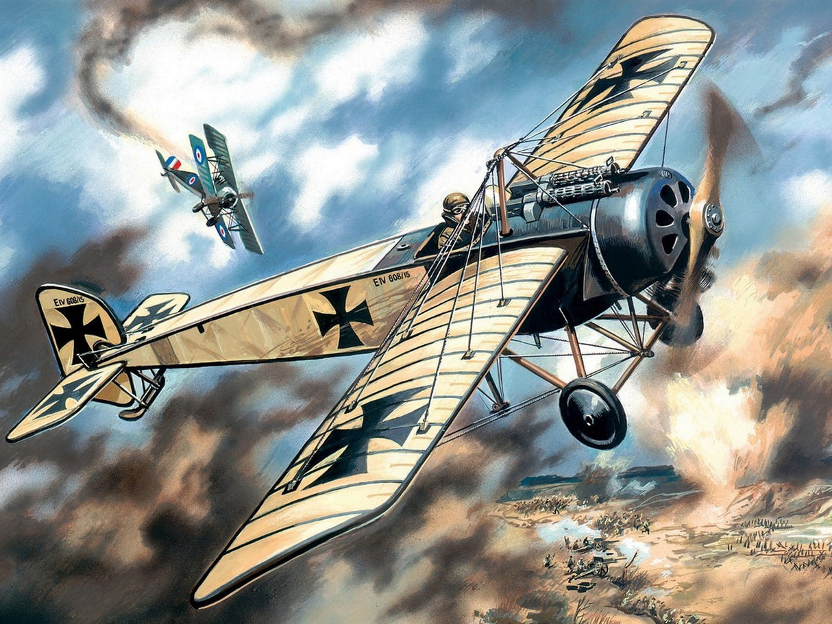 ICM 1/72 Pfalz E.IV WWI German Fighter Plane Kit 72121