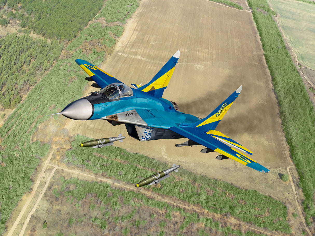 ICM 1/72 MiG-29 of Ukrainian Air Forces with JDAM-ER Bombs