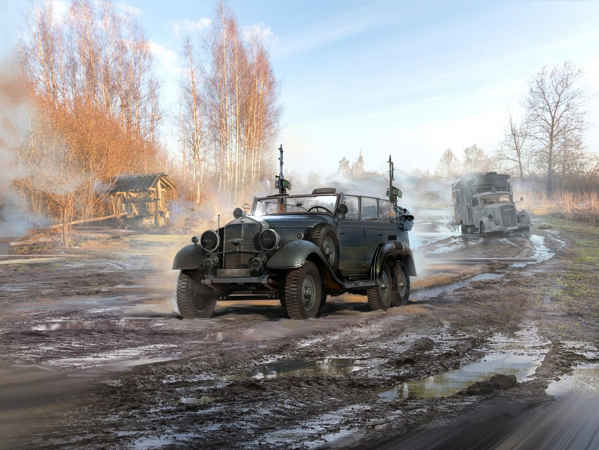 Type G4 Partisanenwagen with MG 34 WWII German Vehicle