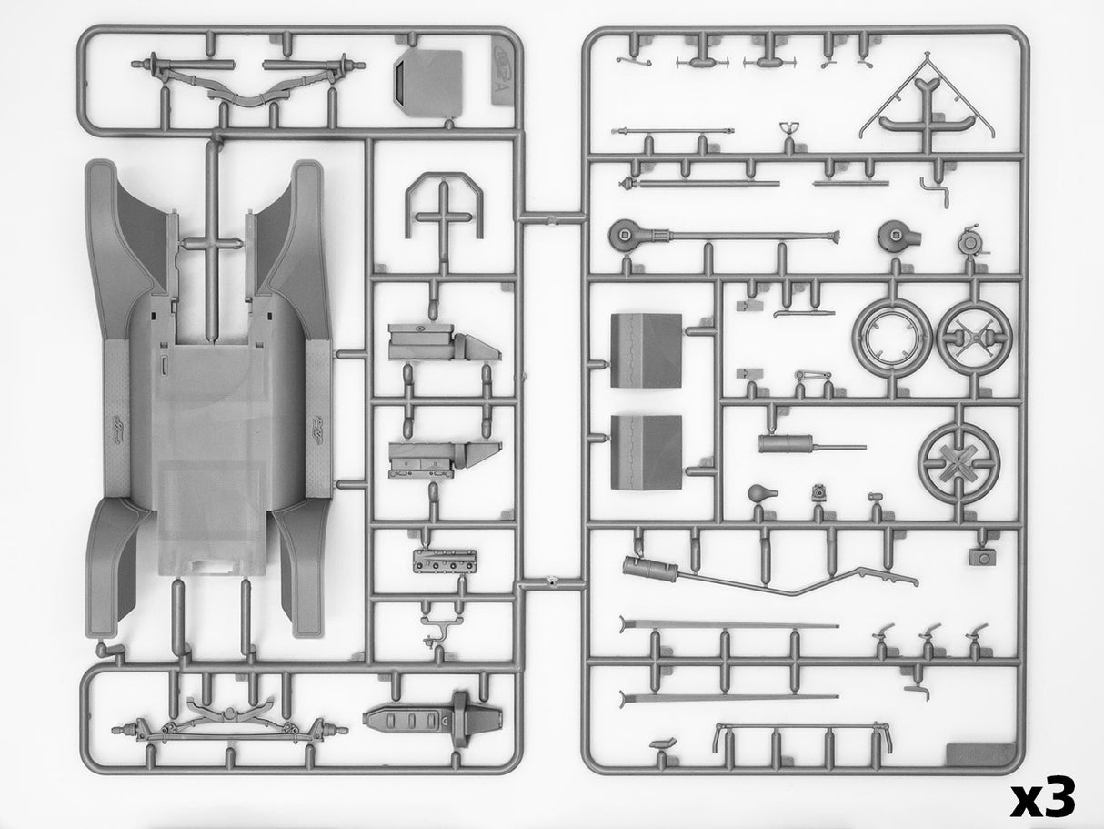 ICM 1/24 The Various Tin Lizzie Ford Model T Variants (Set of 3) DS2402