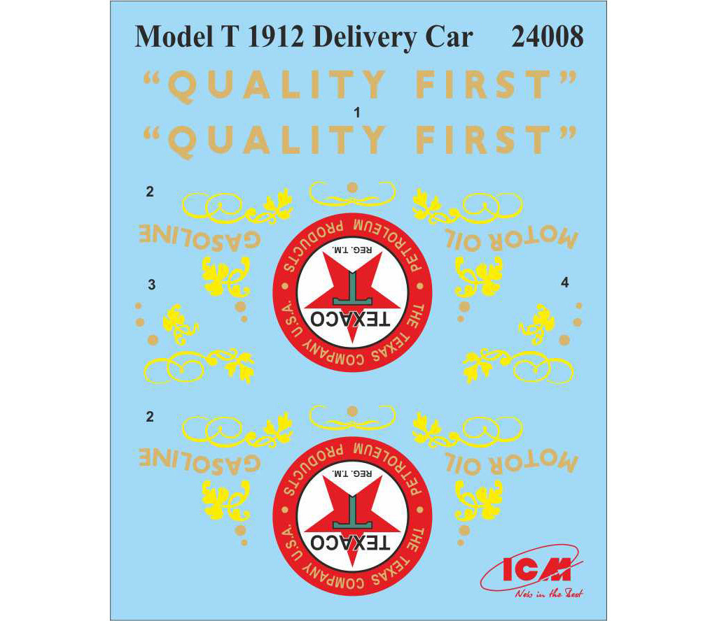 ICM 1/24 The Various Tin Lizzie Ford Model T Variants (Set of 3) DS2402