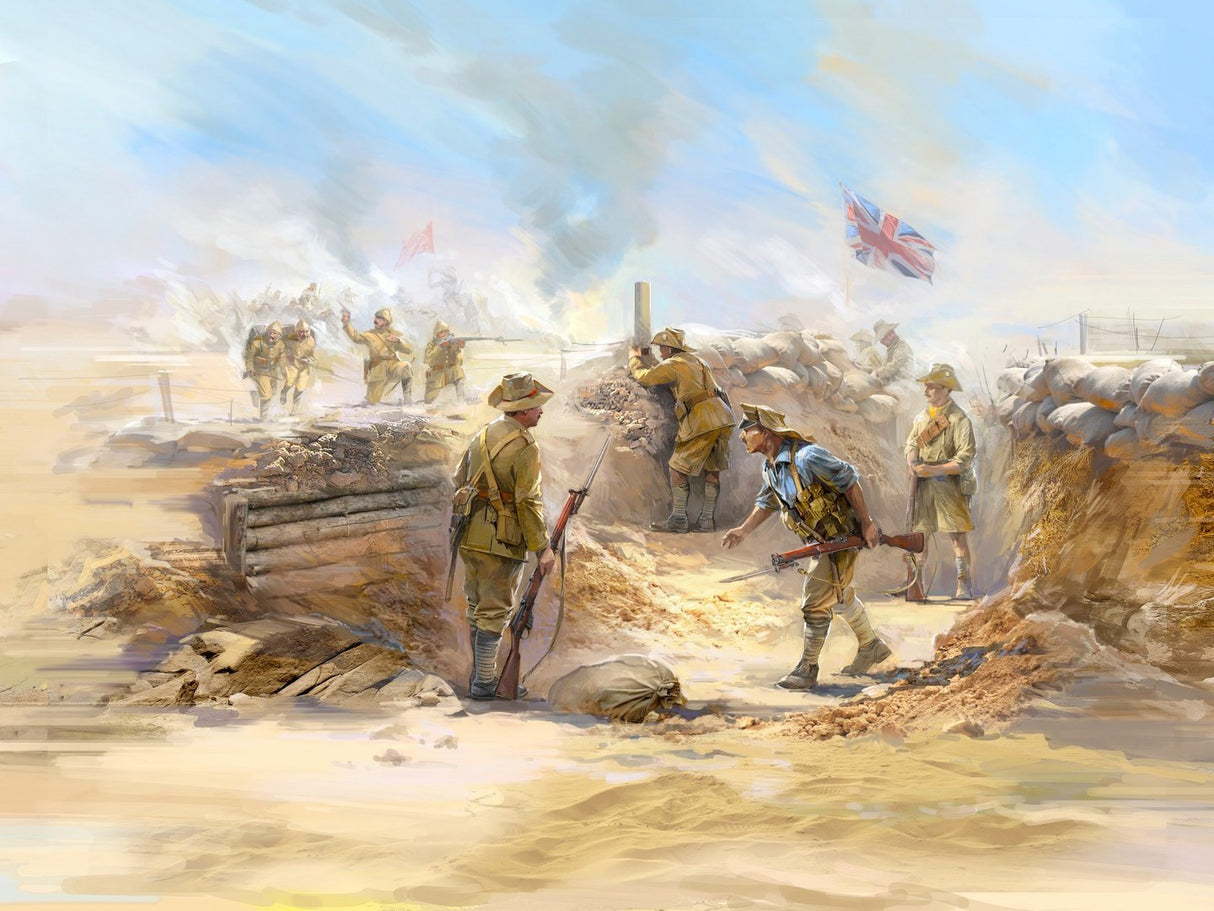 Gallipoli (1915) ANZAC & Turkish Infantry 8 Figures